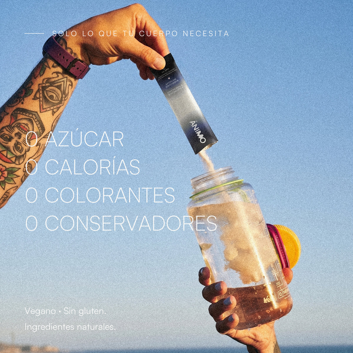 ÁNIMO Coco — 0 azúcar, 0 calorías, 0 colorantes, 0 conservadores — imagen 3